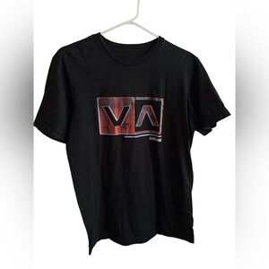 RVCA Men's Black Graphic T-Shirt